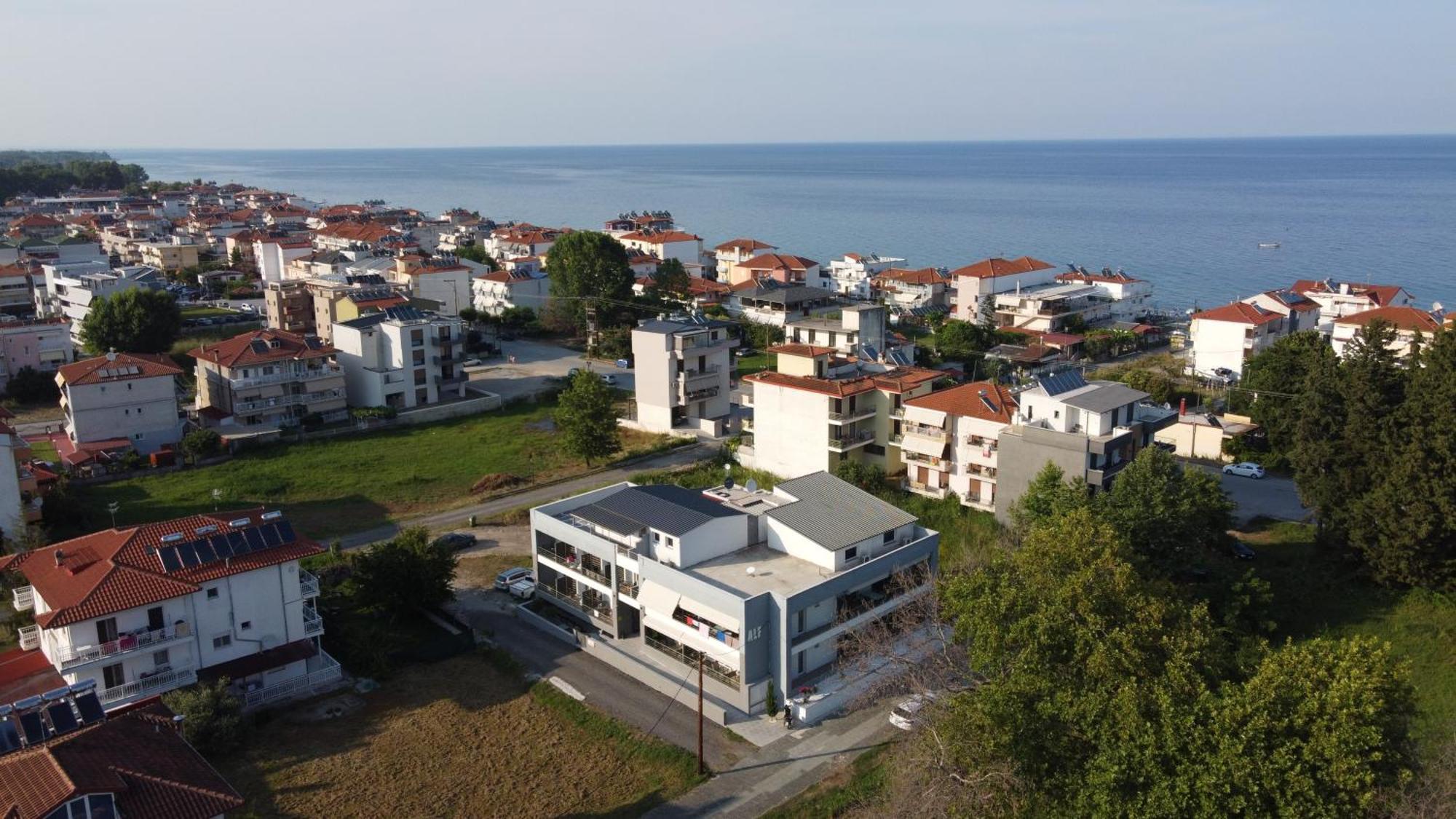 Ferienwohnung Alf Leptokaryá Exterior foto